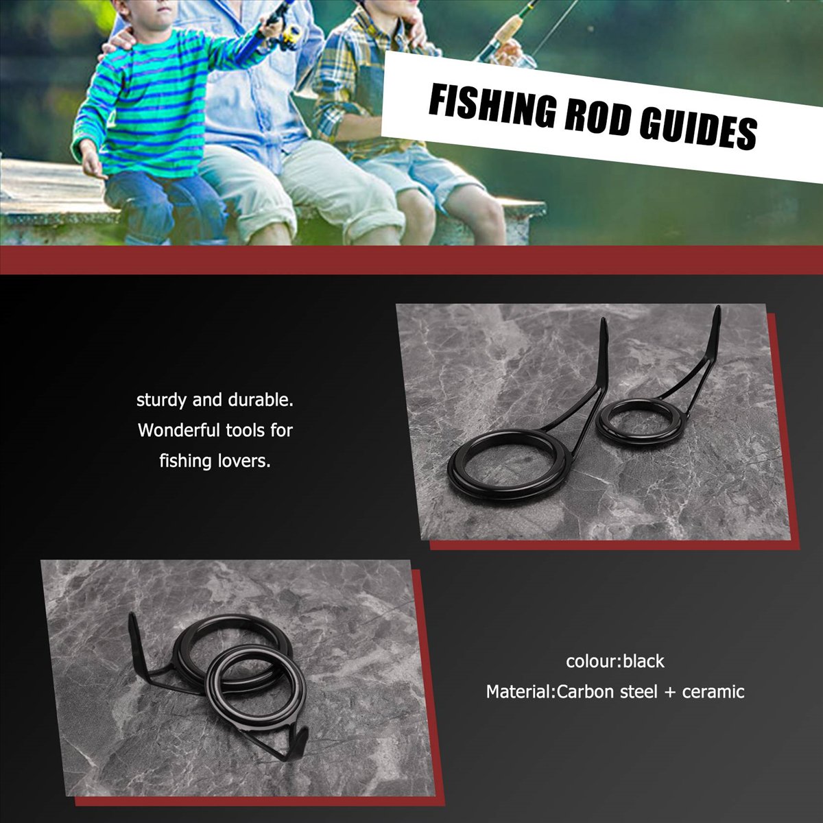 NEW8 Pcs/Set Fishing Rod Guide - Fishing ulasan dan harga