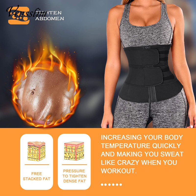 Vensslim Shaperwear Waist Trai - Sweat Waist Trainer Belt Neoprene ulasan dan harga