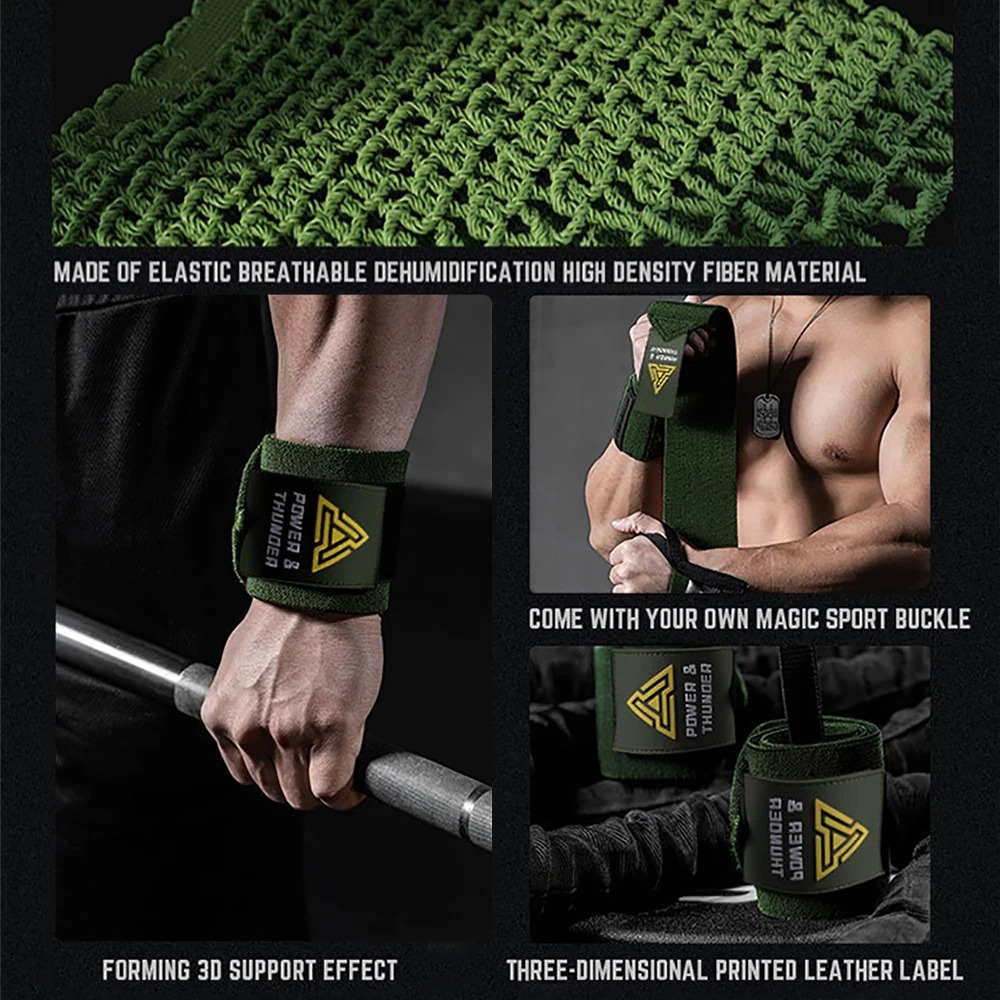 Heavy Duty Weight Lifting Wris - Wrist Wraps Weightlifting Support ulasan dan harga