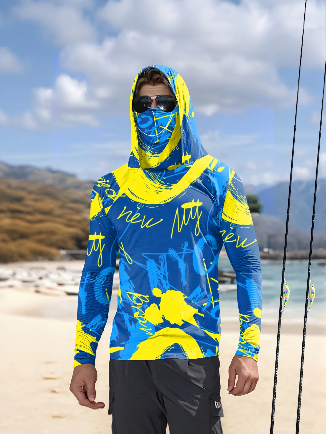 Men's hooded fishing clothing  - Hiking ulasan dan harga