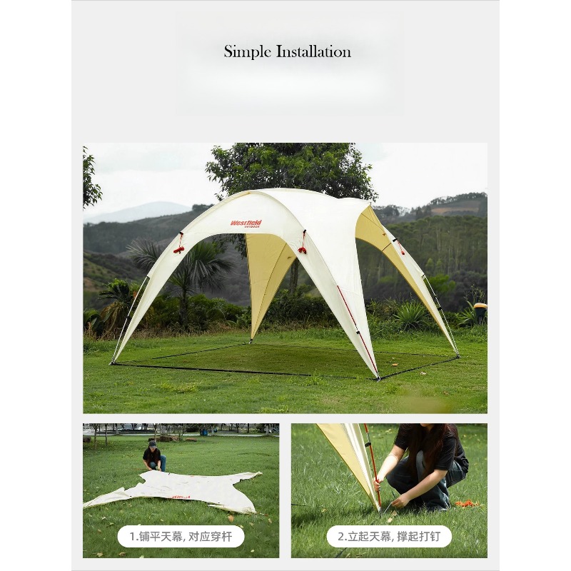 Dome Pop‑up Tent Outdoor Campi - Hiking ulasan dan harga