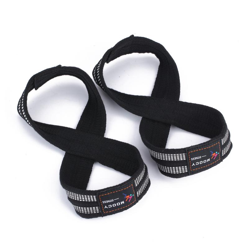 1 Pair Figure 8 Weight Lifting - Wrist Wraps Weightlifting Support ulasan dan harga